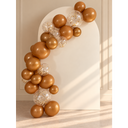 Kit arche de ballons réutilisable Mélange de paillettes or jaune | 5 pièces (dont 1 offerte)