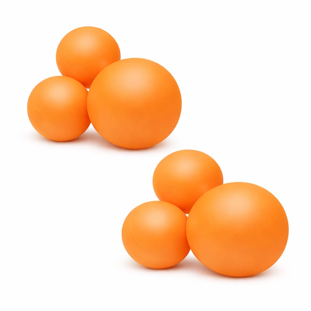 Herbruikbare Ballonslinger van 3 Oranje - Set van 2
