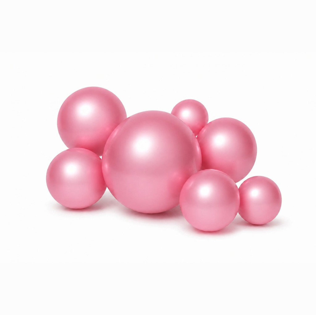 Herbruikbare Ballonslinger van 7 Pearl Roze