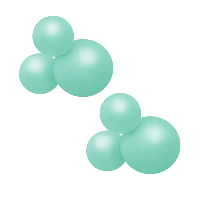 Reusable Balloon Garland of 3 Pastel Green - Set of 2