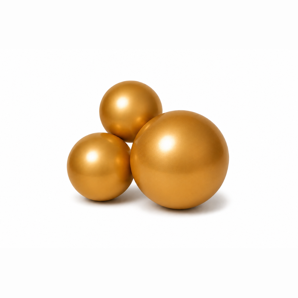 Herbruikbare Ballonslinger van 3 Geel Goud