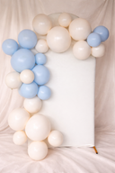 Herbruikbare Ballonnenboog Set Crème & Pastel Blauw | 5-delig (incl. 1 Gratis)