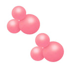 Reusable Balloon Garland of 3 Pink - set of 2
