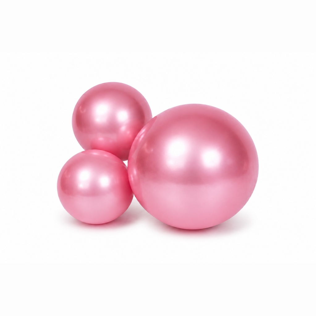 Herbruikbare Ballonslinger van 3 Pearl Roze
