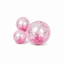 Herbruikbare Ballonslinger van 3 Roze glitter