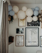 Reusable Balloon Garland of 3 Cream - set of 2