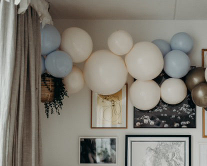 Herbruikbare Ballonslinger van 3 Créme