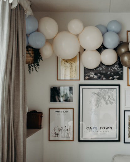 Reusable Balloon Garland from 3 Cream