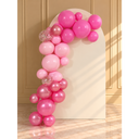 Ensemble d’arche de ballons réutilisables, mélange de roses | 5 pièces (dont 1 gratuite)
