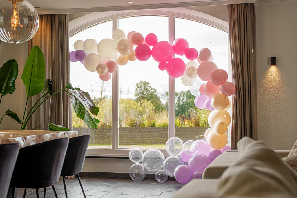 Herbruikbare Ballonslinger van 3 Transparant - Set van 2