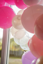 Reusable Balloon Garland of 7 Pink