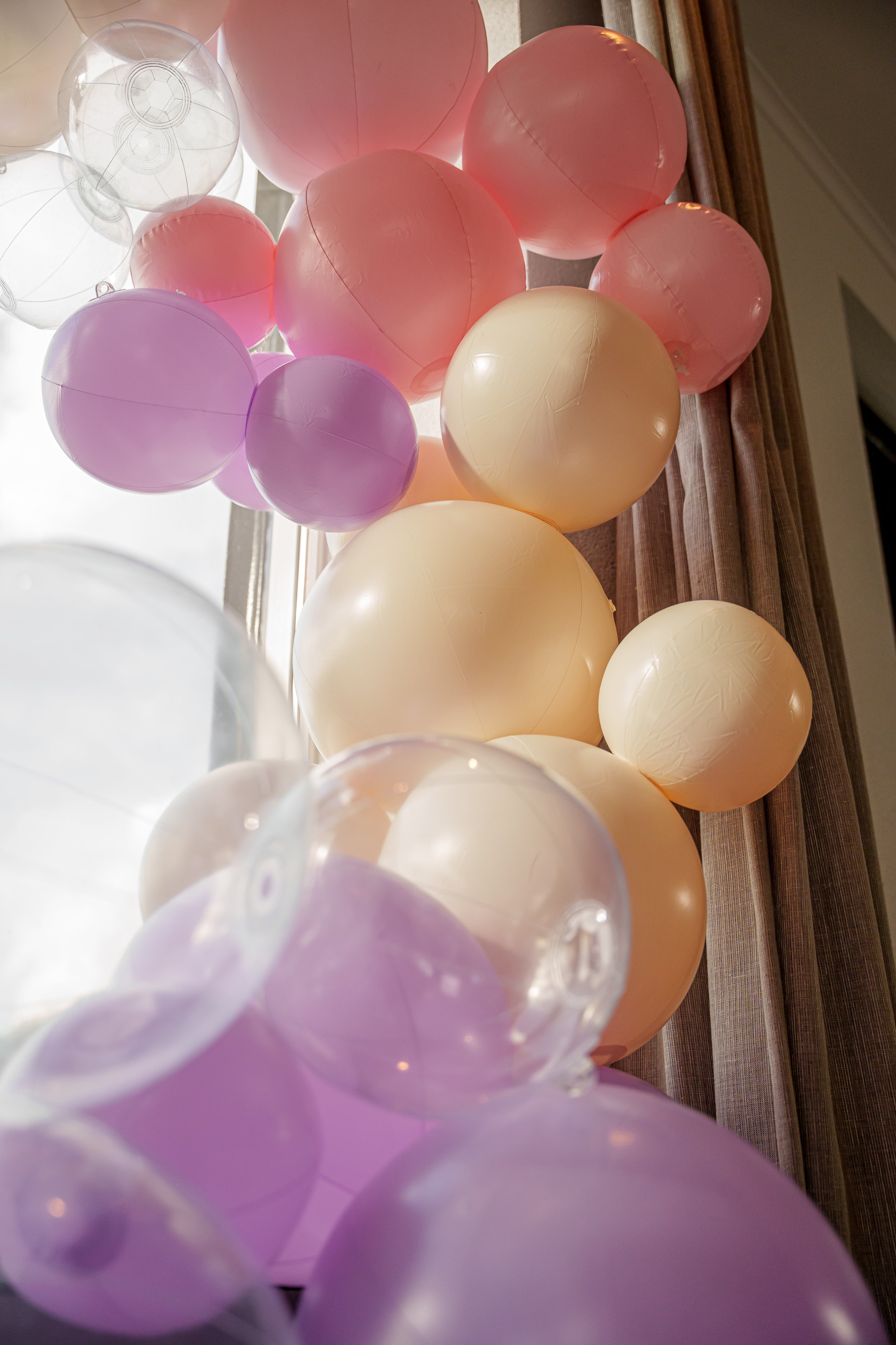 Herbruikbare Ballonslinger van 7 Créme