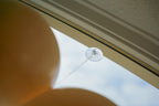 Saugnapfhaken-Set transparent 4cm (2 Stück)