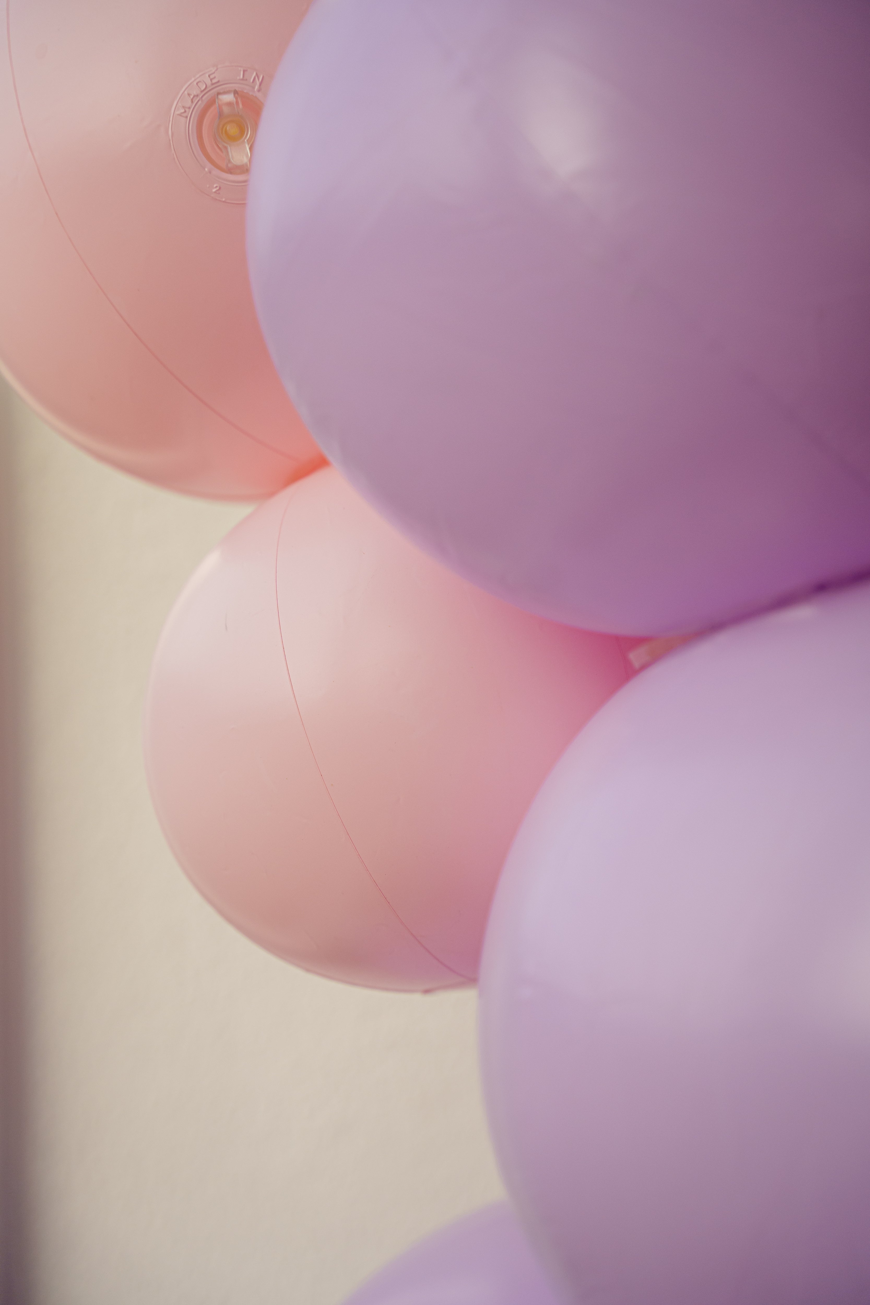 Herbruikbare Ballonslinger van 3 Paars - set van 2