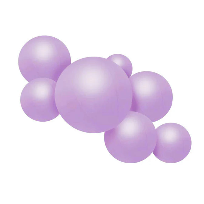 Reusable Balloon Garland of 7 Purple