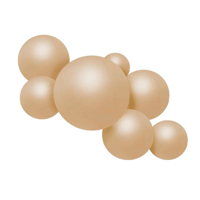 Reusable Balloon Garland of 7 Beige