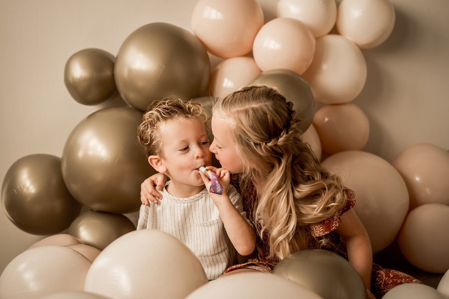 Herbruikbare Ballonslinger van 7 Beige