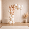 Herbruikbare Ballonnenboog Set Crème & Beige | 5-delig (incl. 1 Gratis)