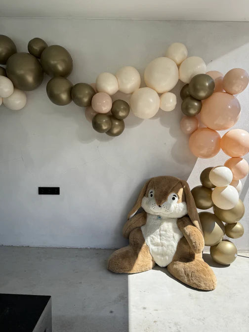 Reusable Balloon Garland of 3 Beige