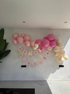 Reusable Balloon Garland of 3 Pastel Pink