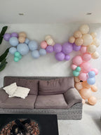 Reusable Balloon Garland of 7 Purple