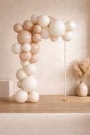 Herbruikbare Ballonnenboog Set Crème & Beige | 5-delig (incl. 1 Gratis)