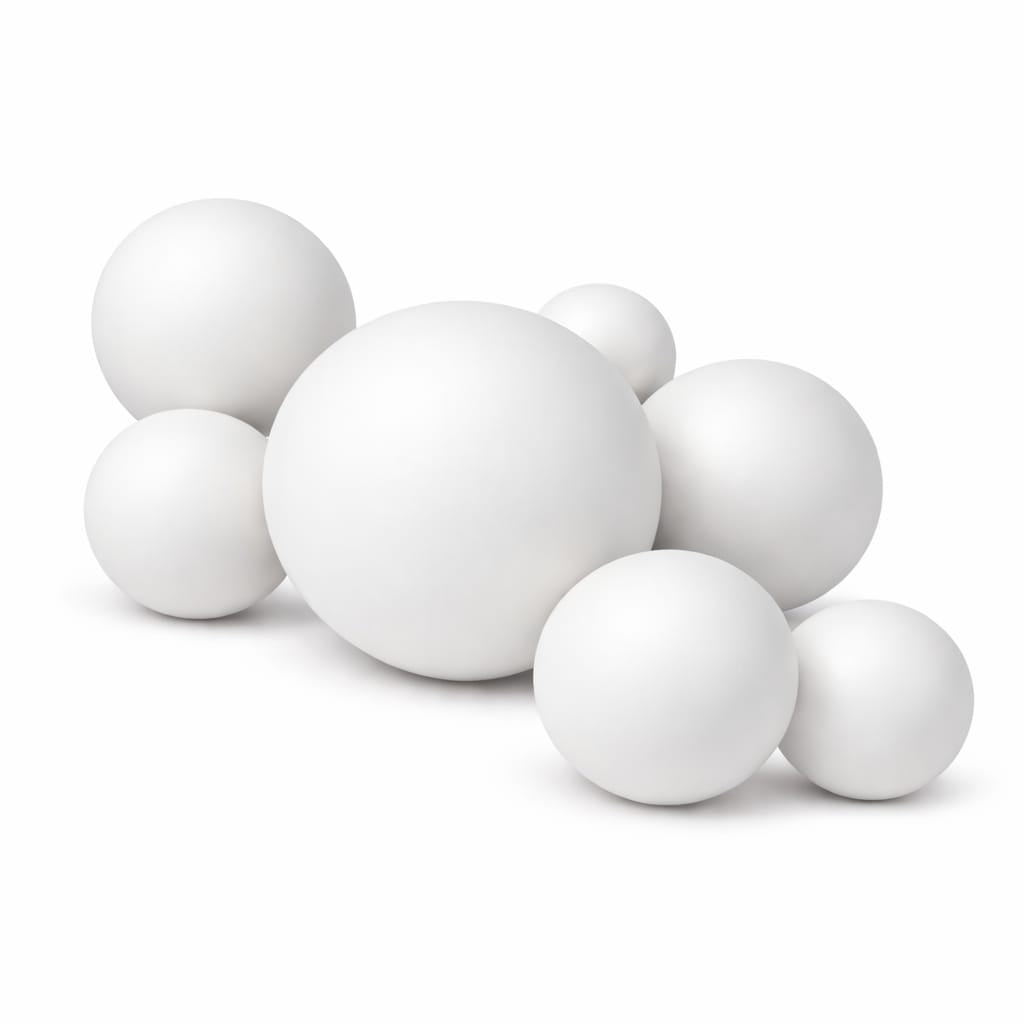 Reusable Balloon Garland of 7 White