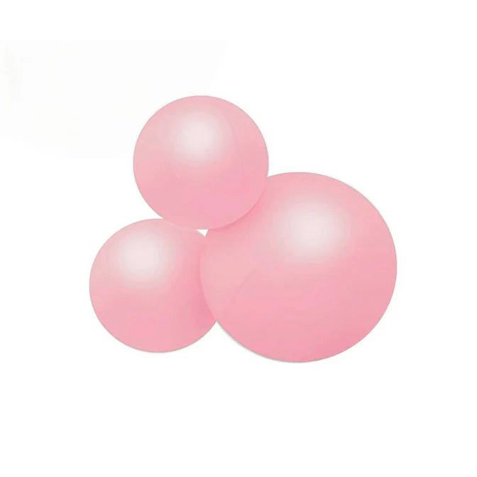 Wiederverwendbare Ballongirlande aus 3 Pastellrosa
