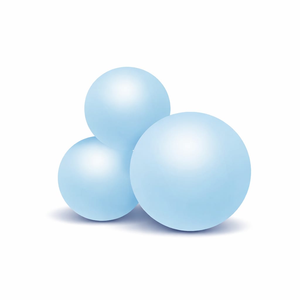 Herbruikbare Ballonslinger van 3 Pastel Blauw