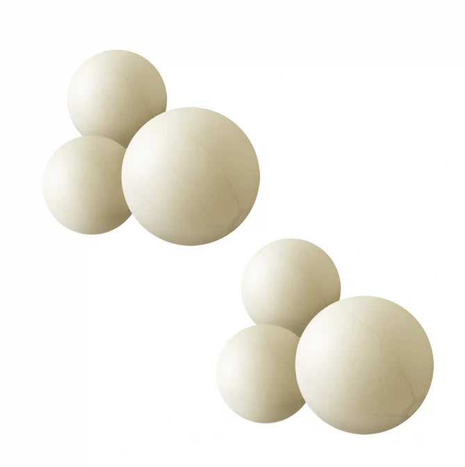 Reusable Balloon Garland of 3 Cream - set of 2