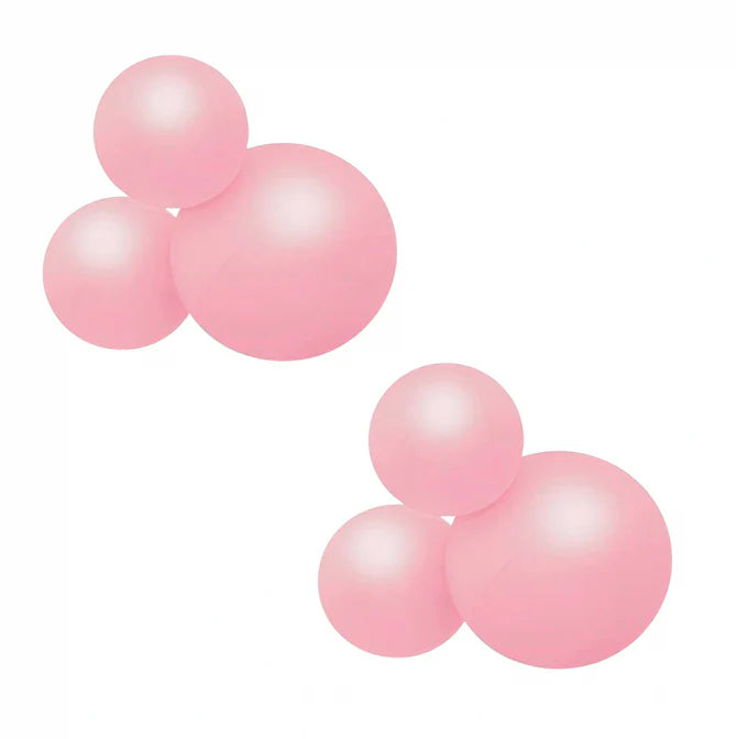 Reusable Balloon Garland of 3 Pastel Pink - set of 2