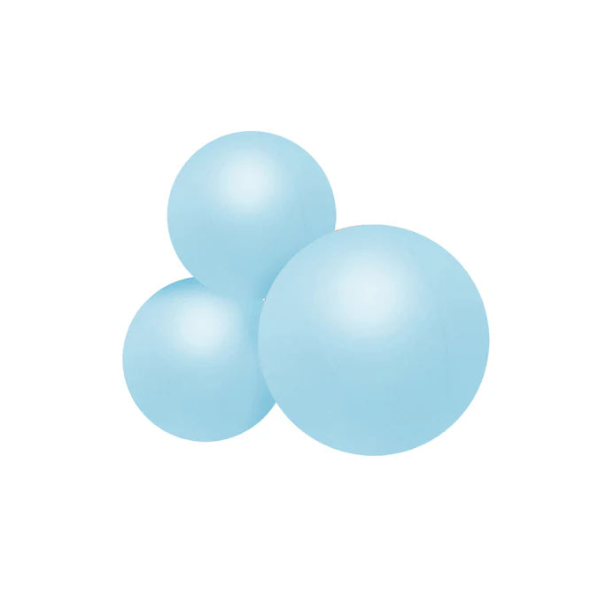 Reusable Balloon Garland of 3 Pastel Blue