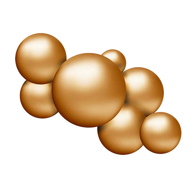 Reusable Balloon Garland of 7 Gold