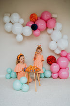 Herbruikbare Ballonslinger van 3 Pastel Groen - Set van 2