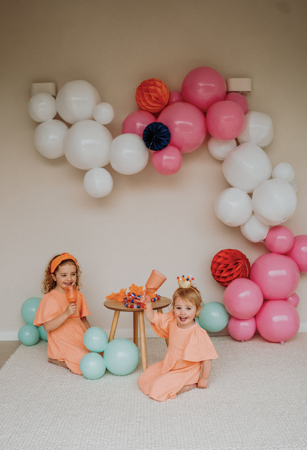 Herbruikbare Ballonslinger van 3 Wit