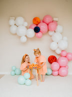 Reusable Balloon Garland of 7 Pink